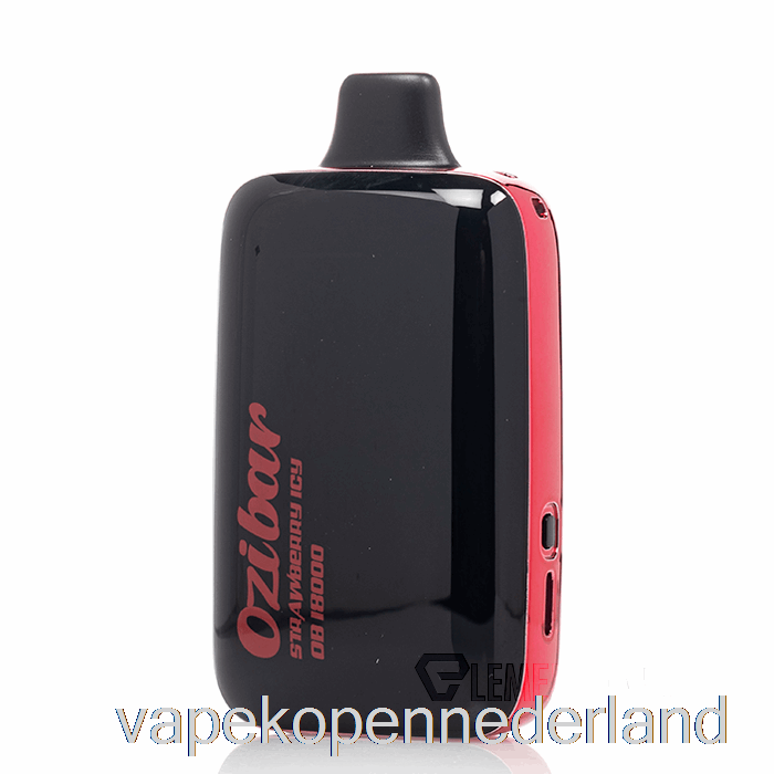Vape Nederland Ozibar 18000 Wegwerp Aardbei Ijskoud